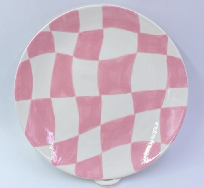 Plate Dina - Crazy Squares - Assorted Designs Gift