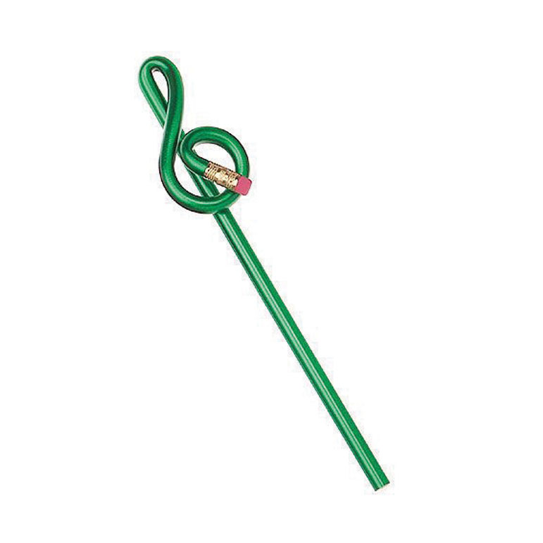 Bentcil Treble Clef Green Pack Of 5 Gift