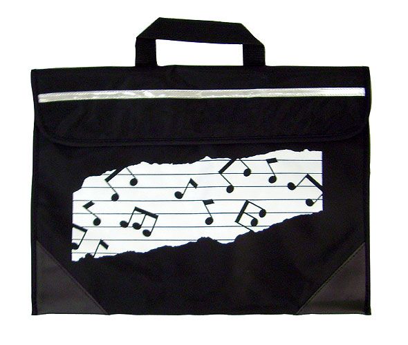 Music Bag Duo Music Notes (black) Gift