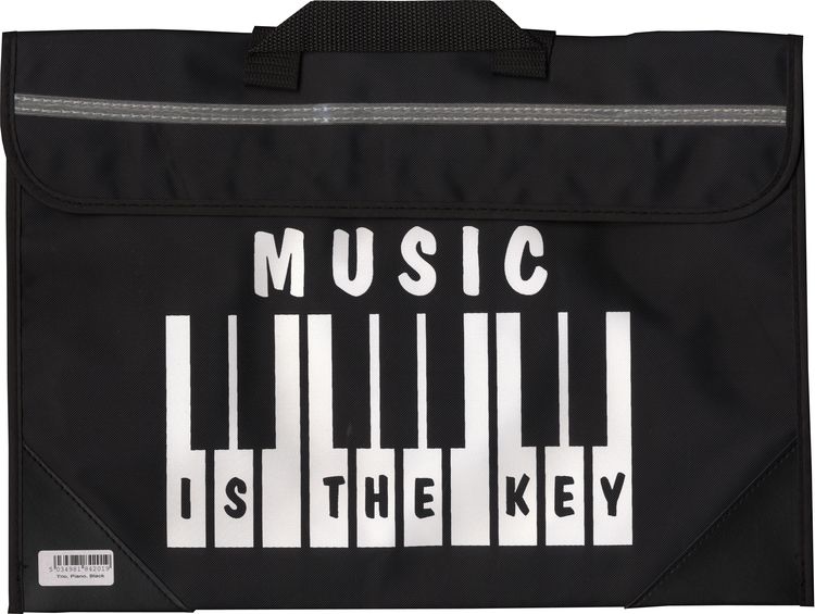 Piano/keyboard Music Bag Music Is The Key (black) Gift