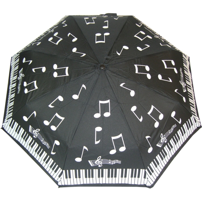 Folding Umbrella Piano Notes Gift