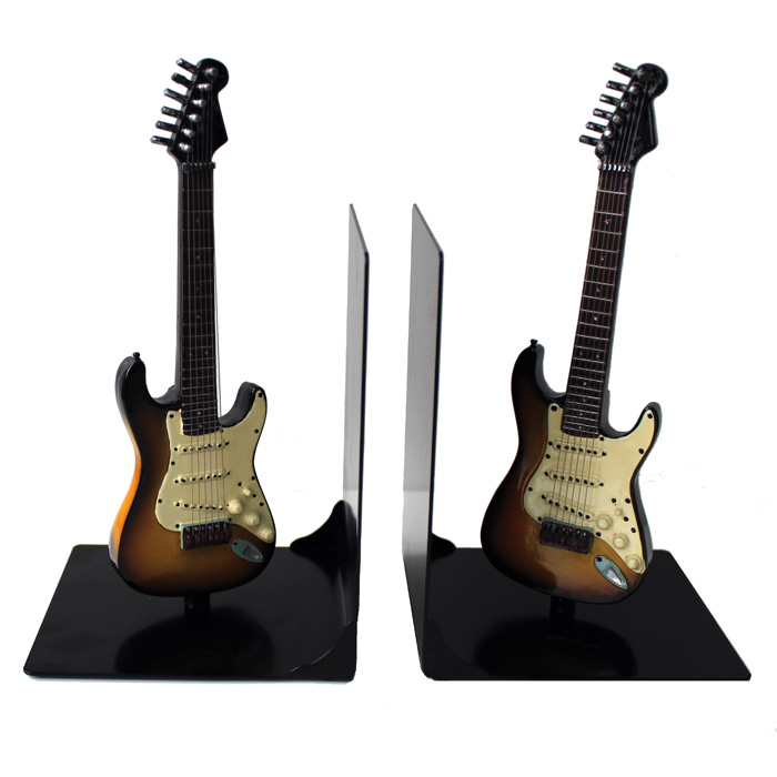 Guitar Bookends Iconic Shape Gift