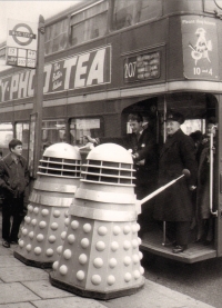 Greetings Card Daleks Boarding London Bus Gift