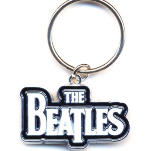 Beatles Keychain Drop T Logo White Gift