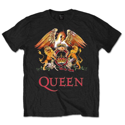 Queen T Shirt Classic Crest Mens Large Gift