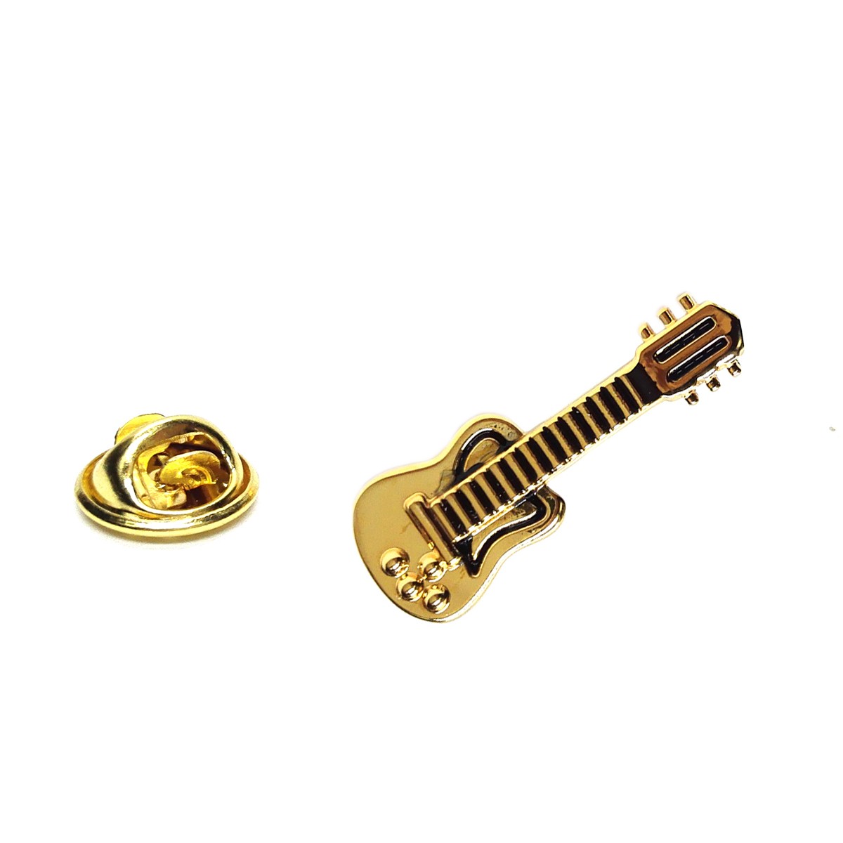 Pin Badge Electric Guitar Gold Gift