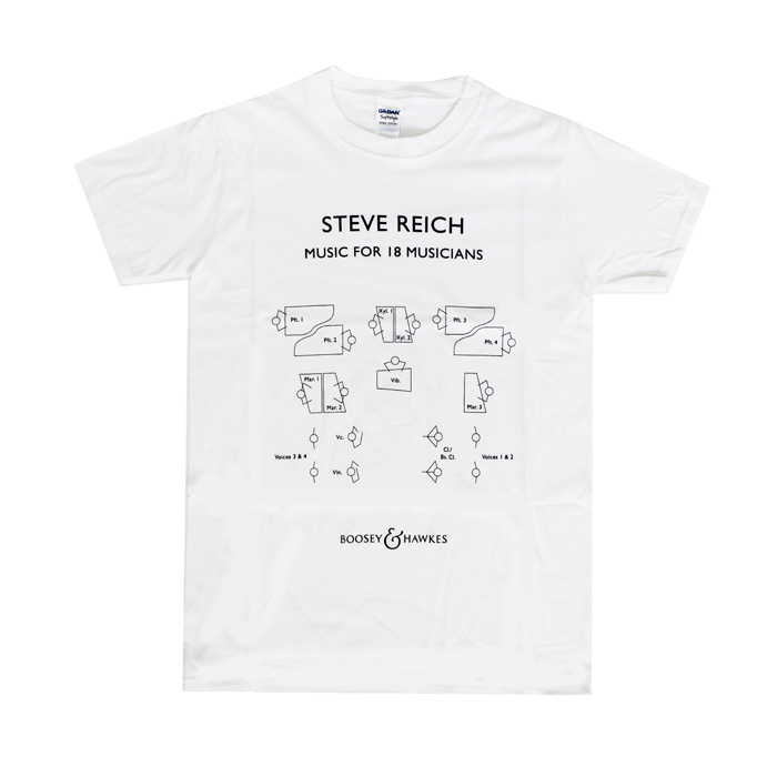 Steve Reich T Shirt Music For 18 Musicians Small Gift