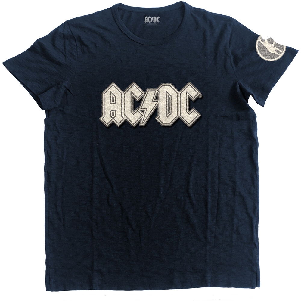 AC/DC T Shirt Logo & Angus Mens Small Gift