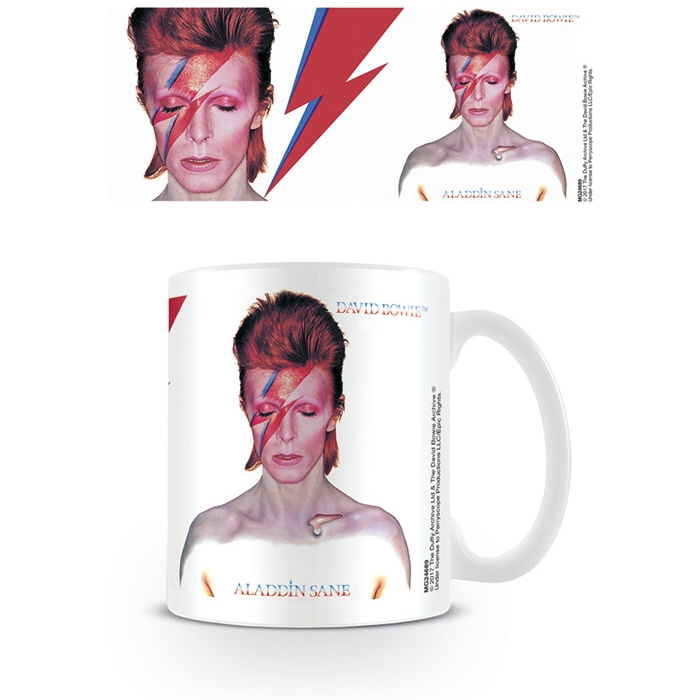 David Bowie Boxed Mug Aladdin Sane Cover & Detail Gift