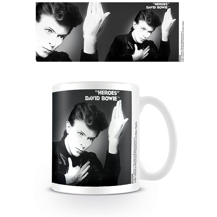 David Bowie Boxed Mug Heroes Cover & Detail Gift