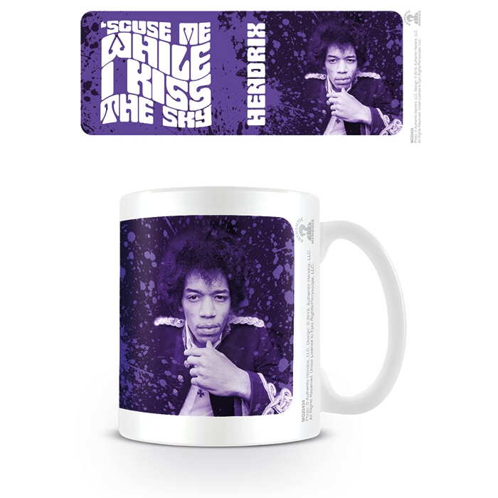 Jimi Hendrix Boxed Mug Kiss The Sky Gift