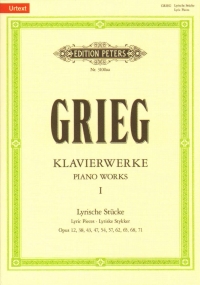 Sticky Notes Grieg Piano Works I Gift