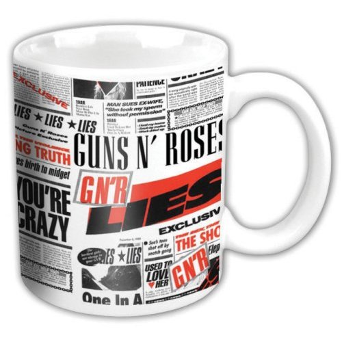 Guns N Roses Boxed Mug Lies Gift