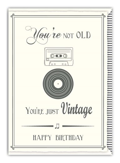 Greetings Card Happy Birthday Vintage Gift