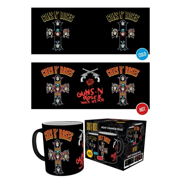 Guns N Roses Heat Change Mug Cross Gift