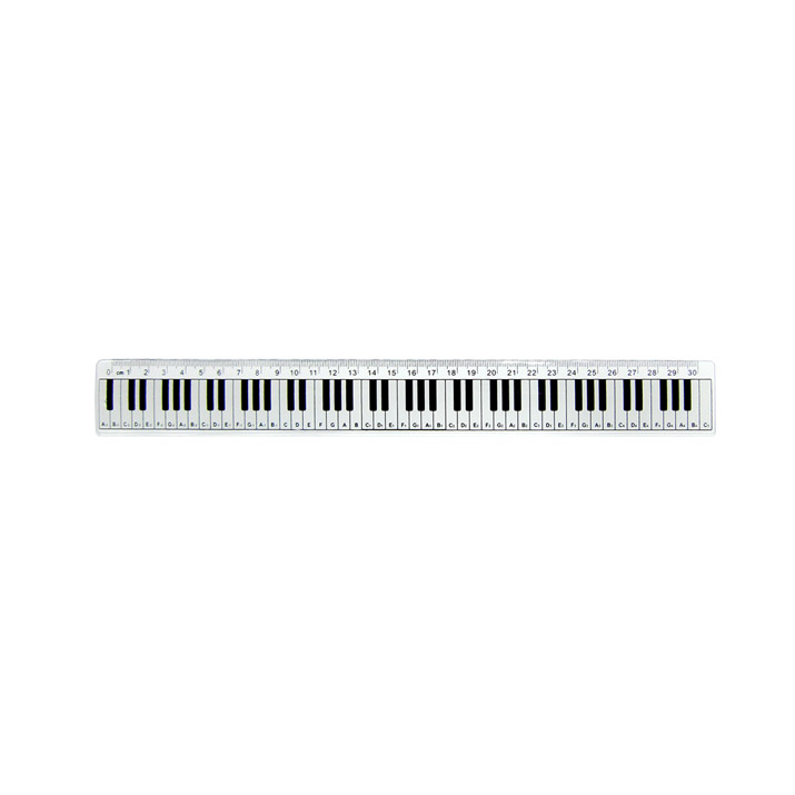 Ruler 30cm Keyboard Design Clear Gift