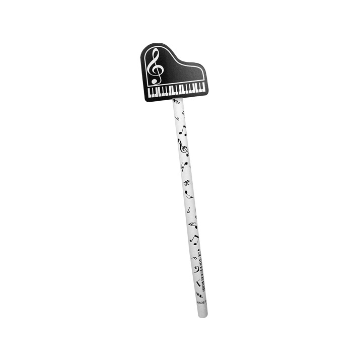 Pencil With Piano Eraser Gift