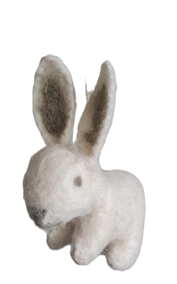 Handcrafted Wool Felt Rabbit Gift