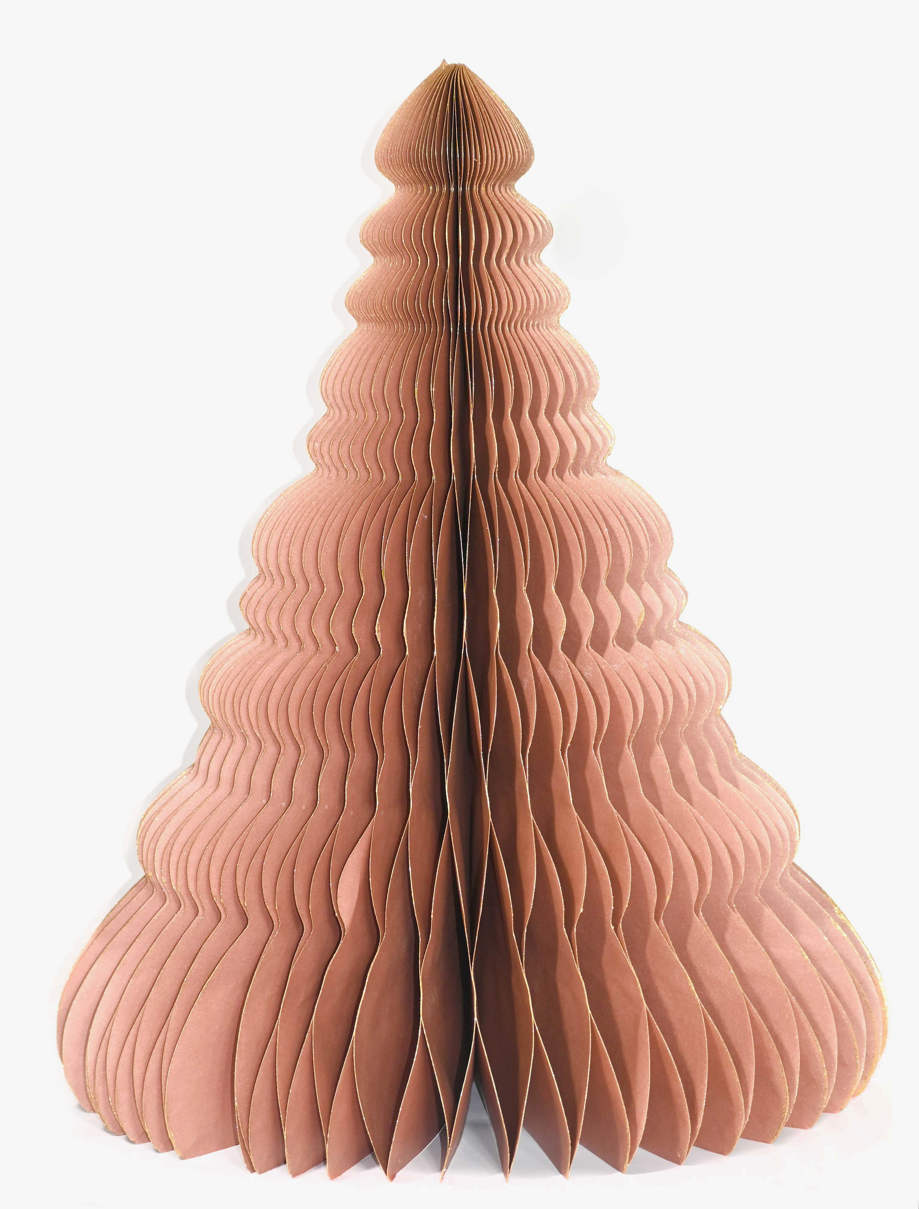 Paper Honeycomb Tree Glitter Bronze 50cm Gift