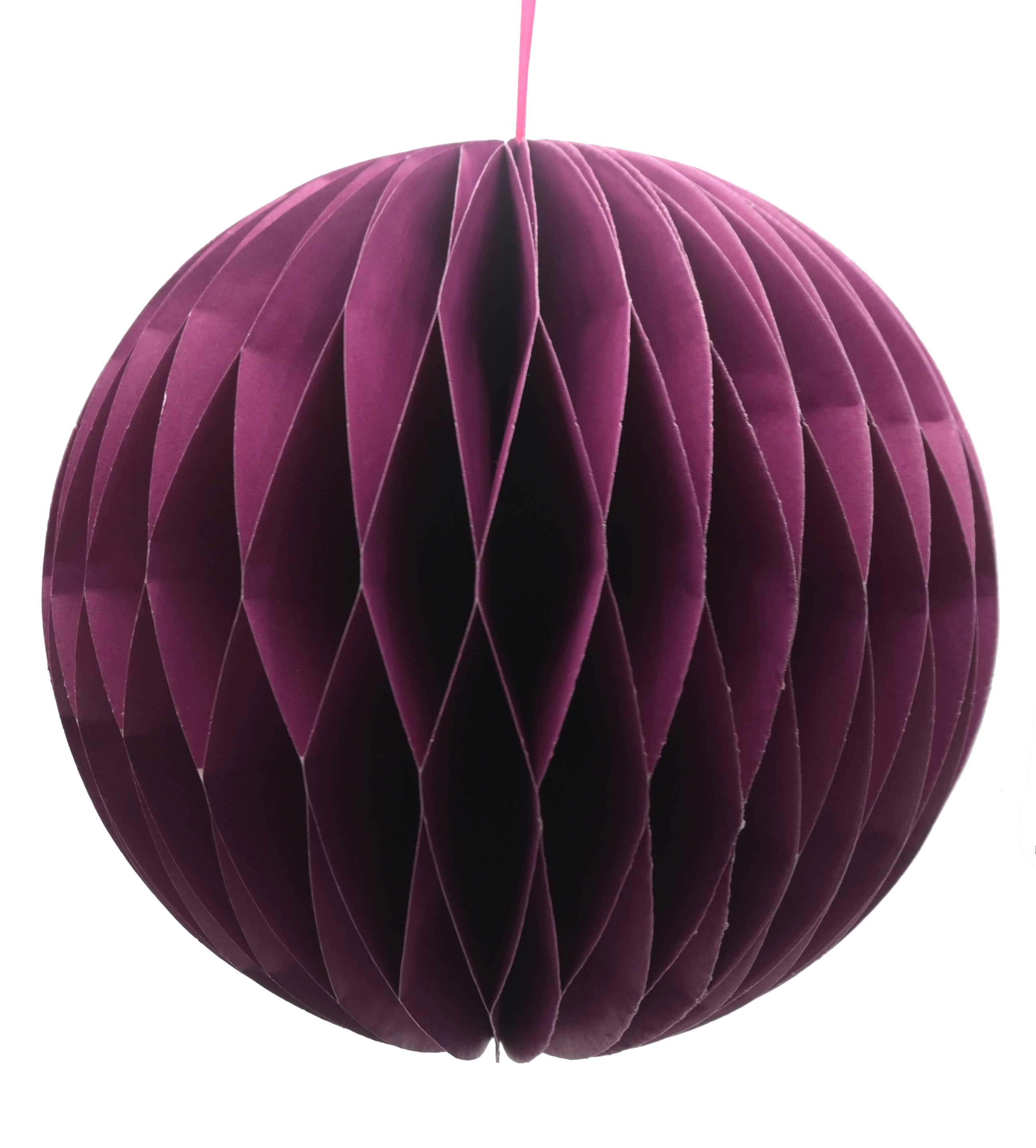 Brights Paper Honeycomb Ball Purple 20cm Gift