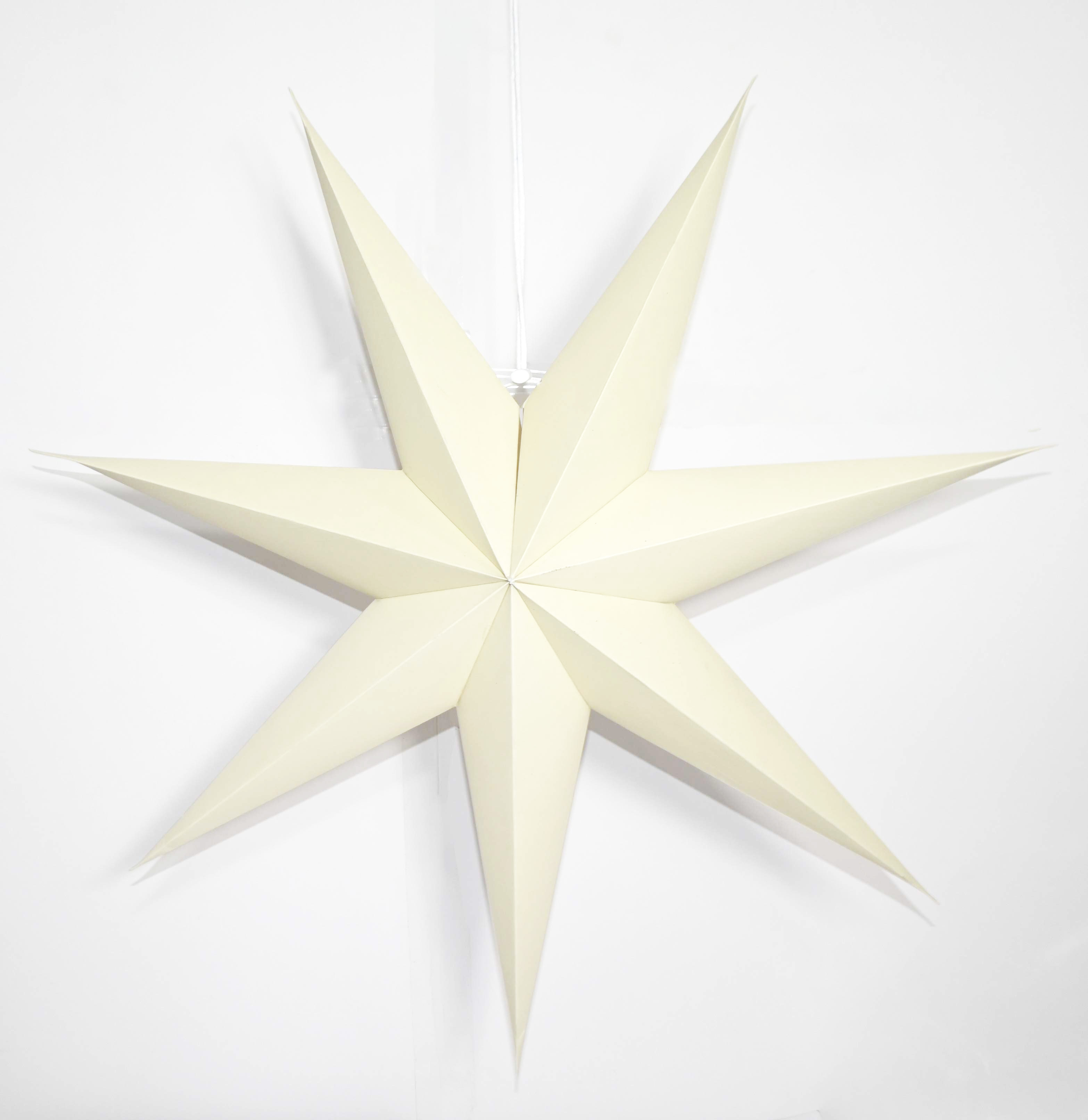 3d 7 Pointer Star Cream 65cm Gift