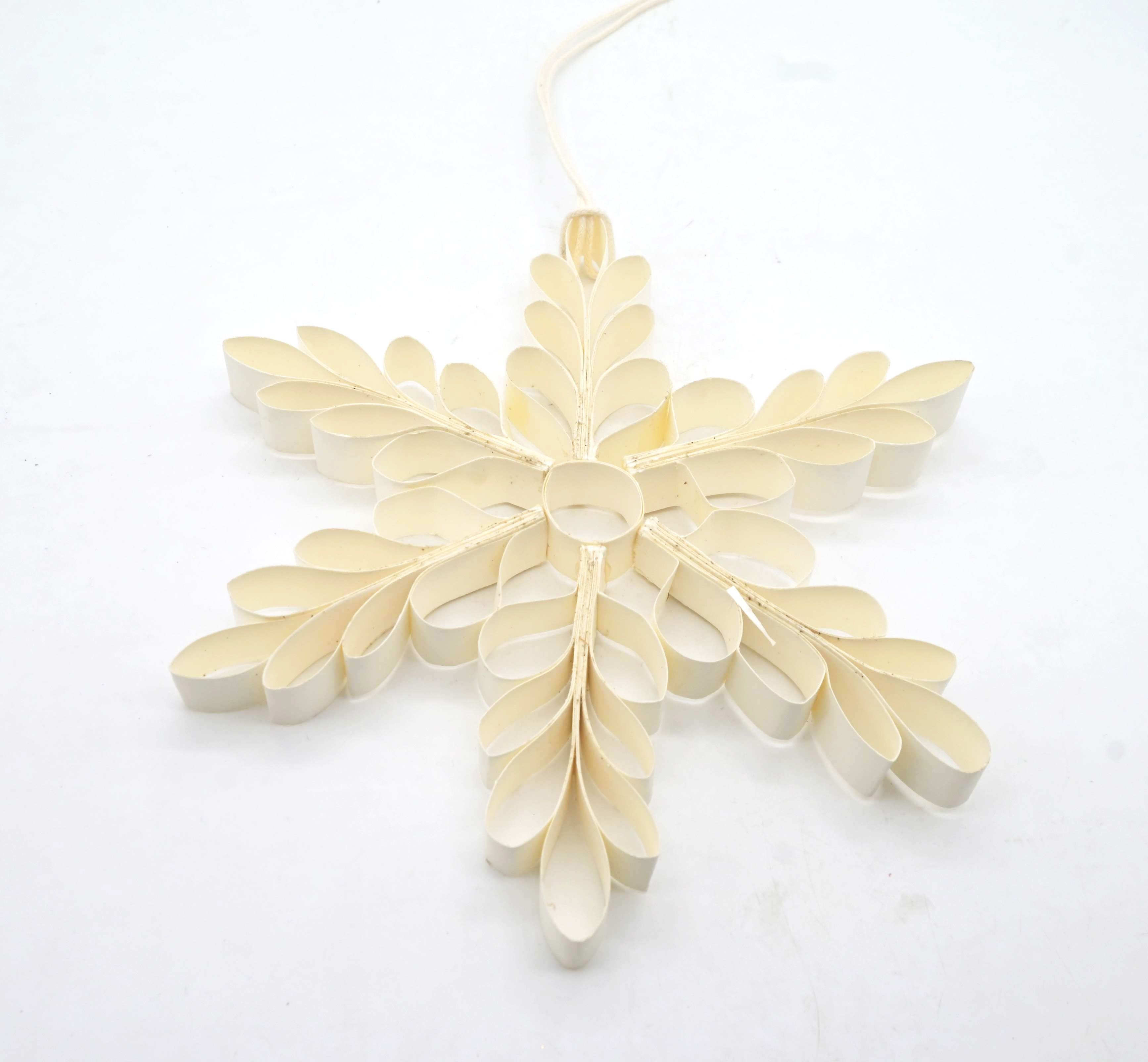 Paper Snowflake White 15cm Gift