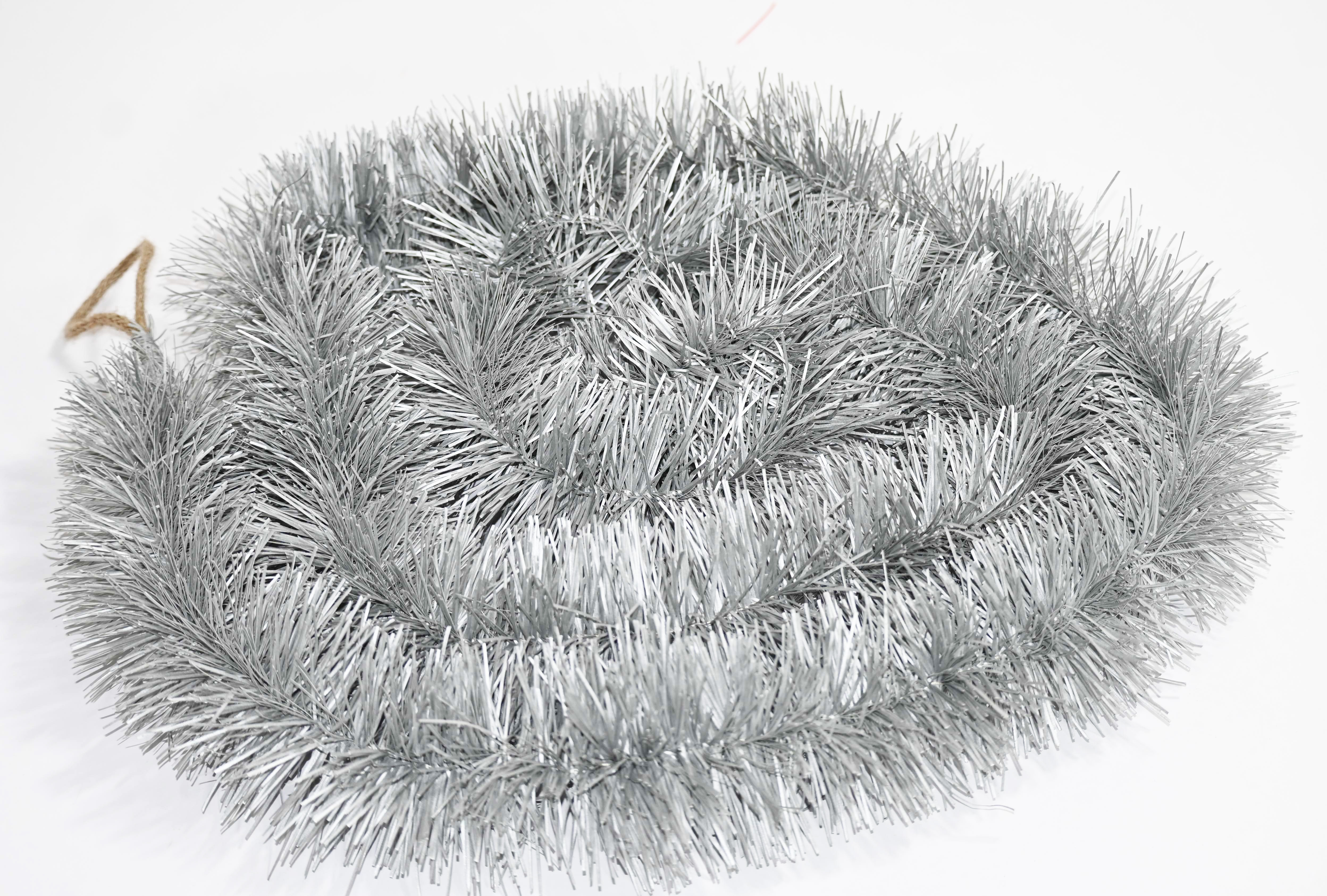 Paper Tinsel Garland Silver 2m Gift