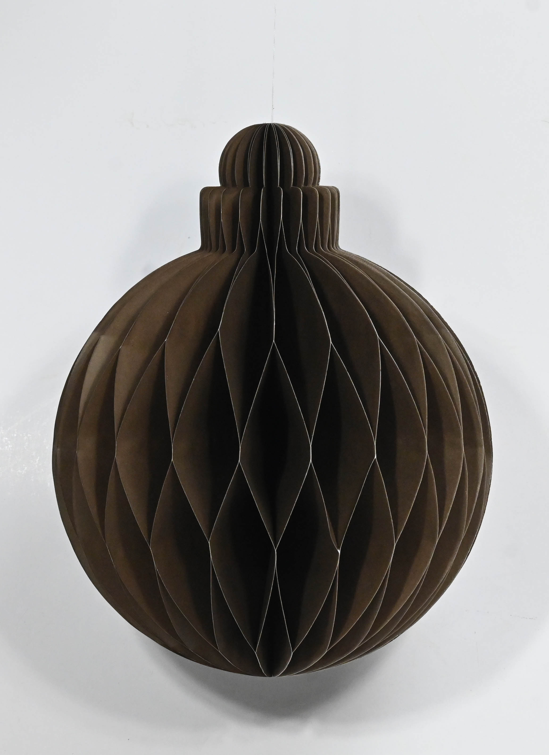 Round Bauble Hanging - 20cm Solid Bronze Gift