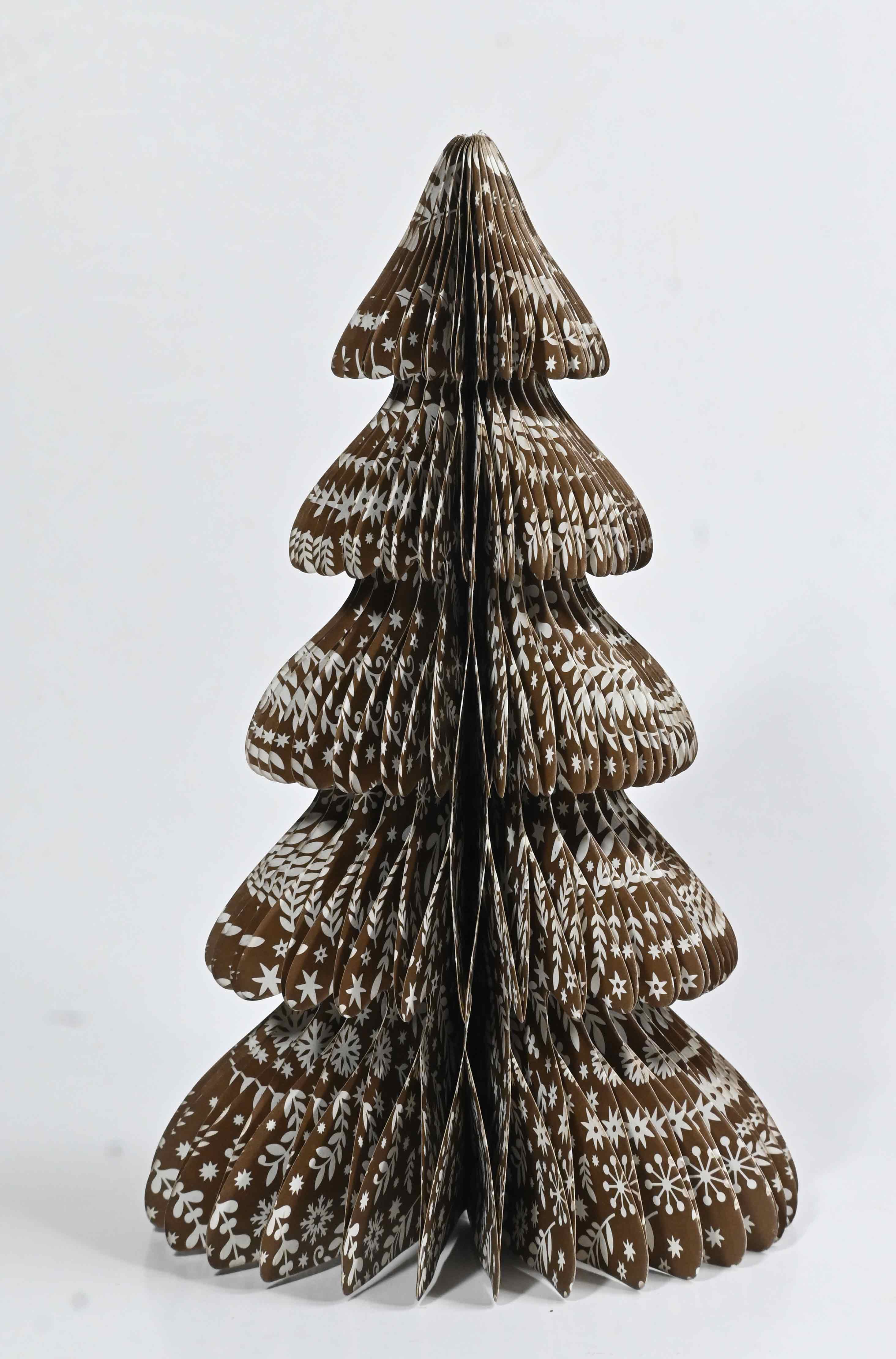 Tree Table Dec - 30cm Brown Gift