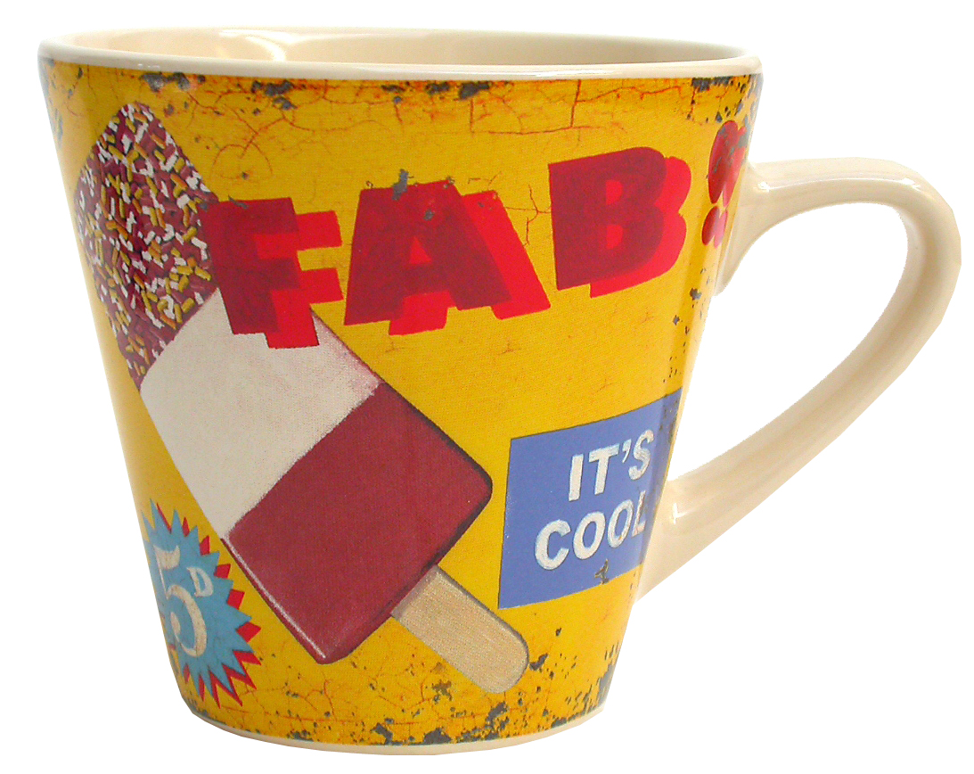 Fab 250ml Mug Ices & Lollies Gift