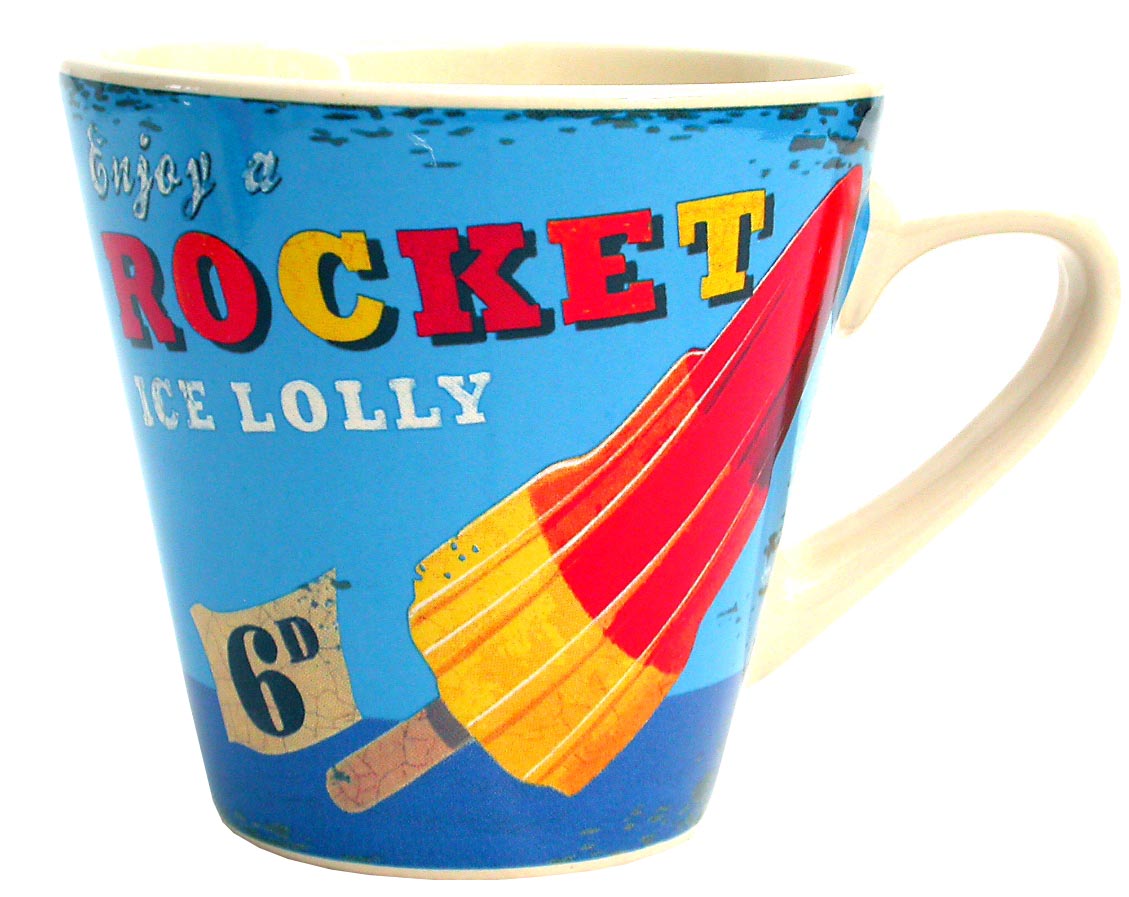 Rocket Lolly 250ml Mug Ices & Lollies Gift