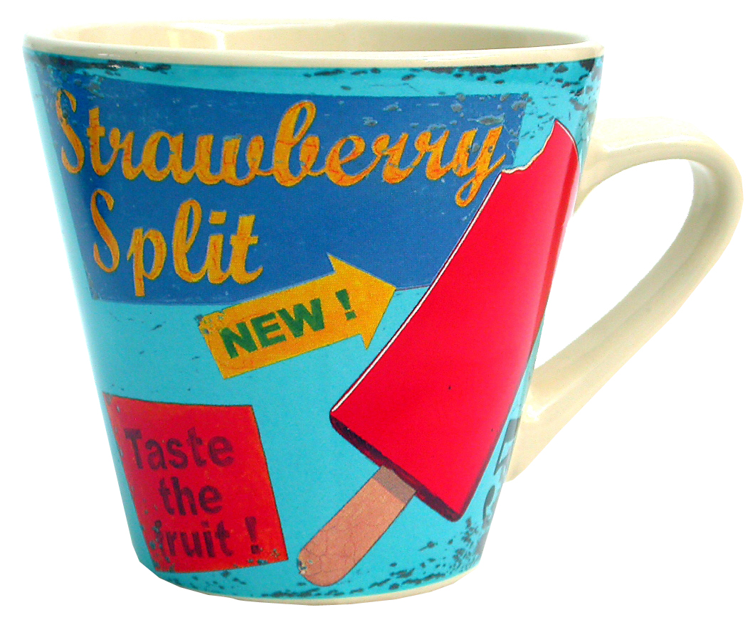 Strawberry Split 250ml Mug Ices & Lols Gift