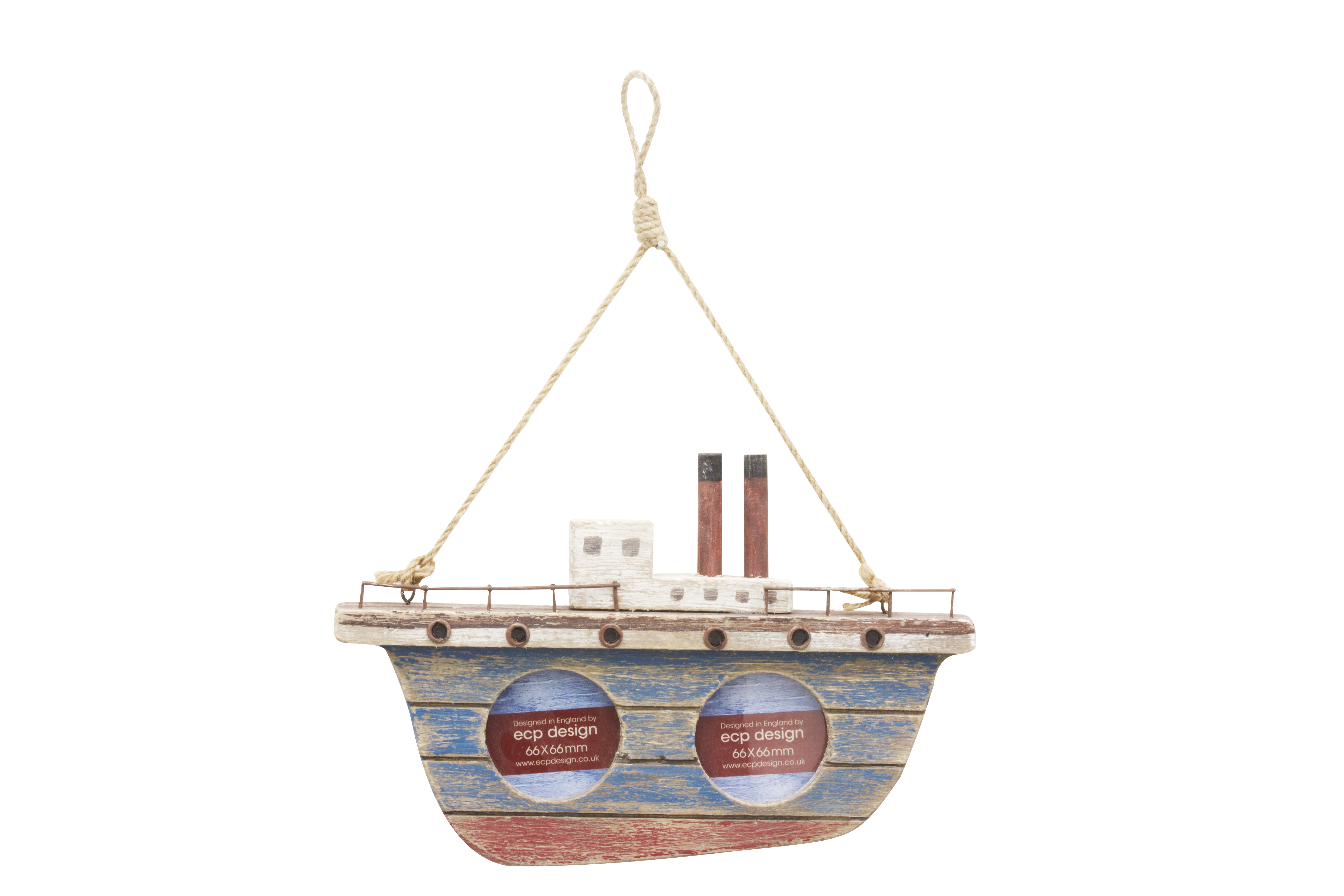 Wooden Ship Photo Frame Seaside Gift