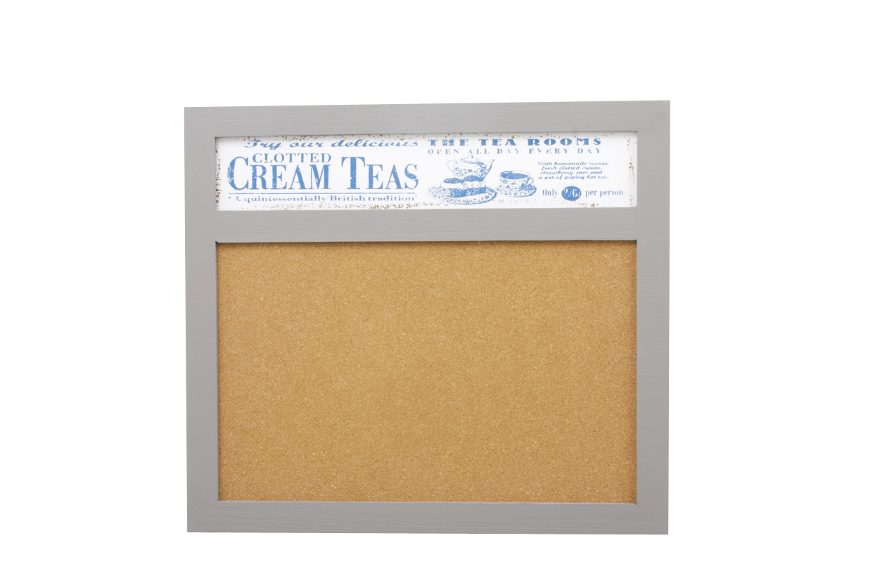 By The Sea Cream Teas Cork Board Gift