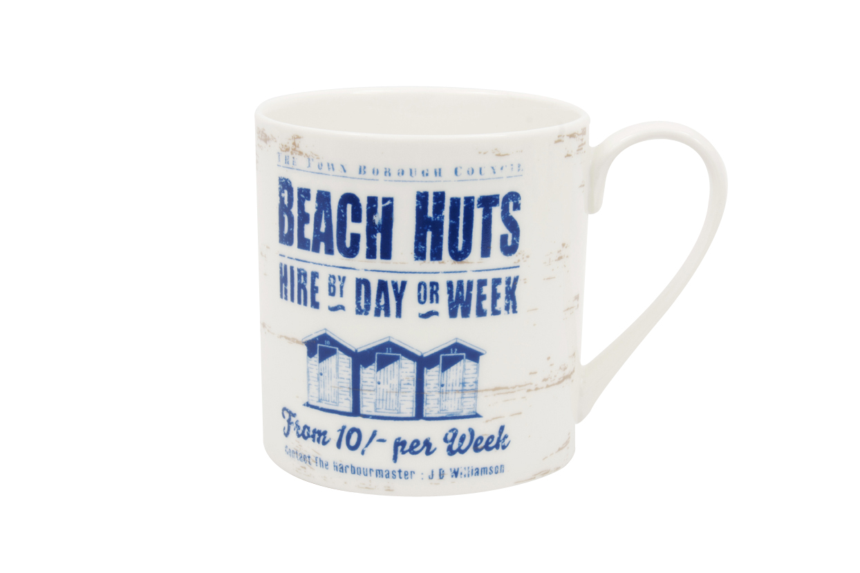 Beach Huts 250ml Mug By The Sea Gift