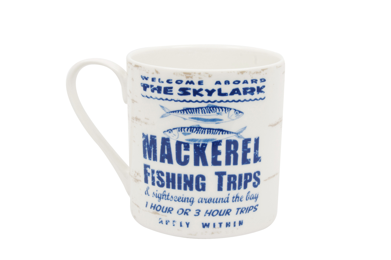 Mackerel 250ml Mug By The Sea Gift