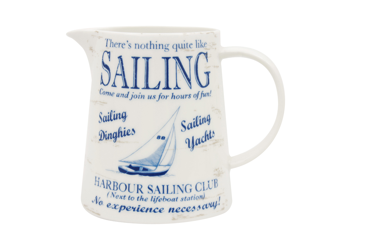 By The Sea Sailing Jug 750ml M.wiscombe Gift
