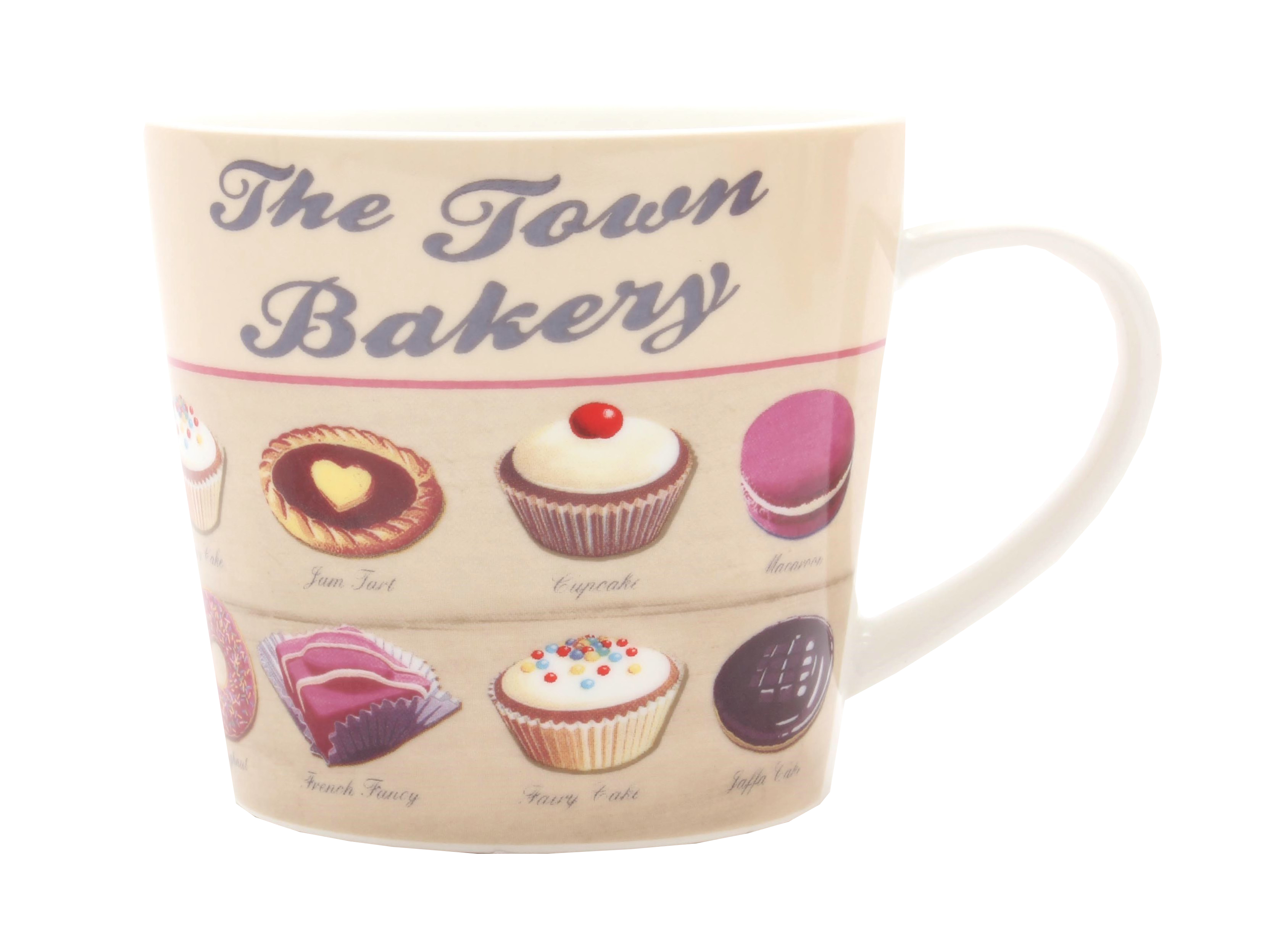 Town Bakery 350ml Porcelain Mug Gift