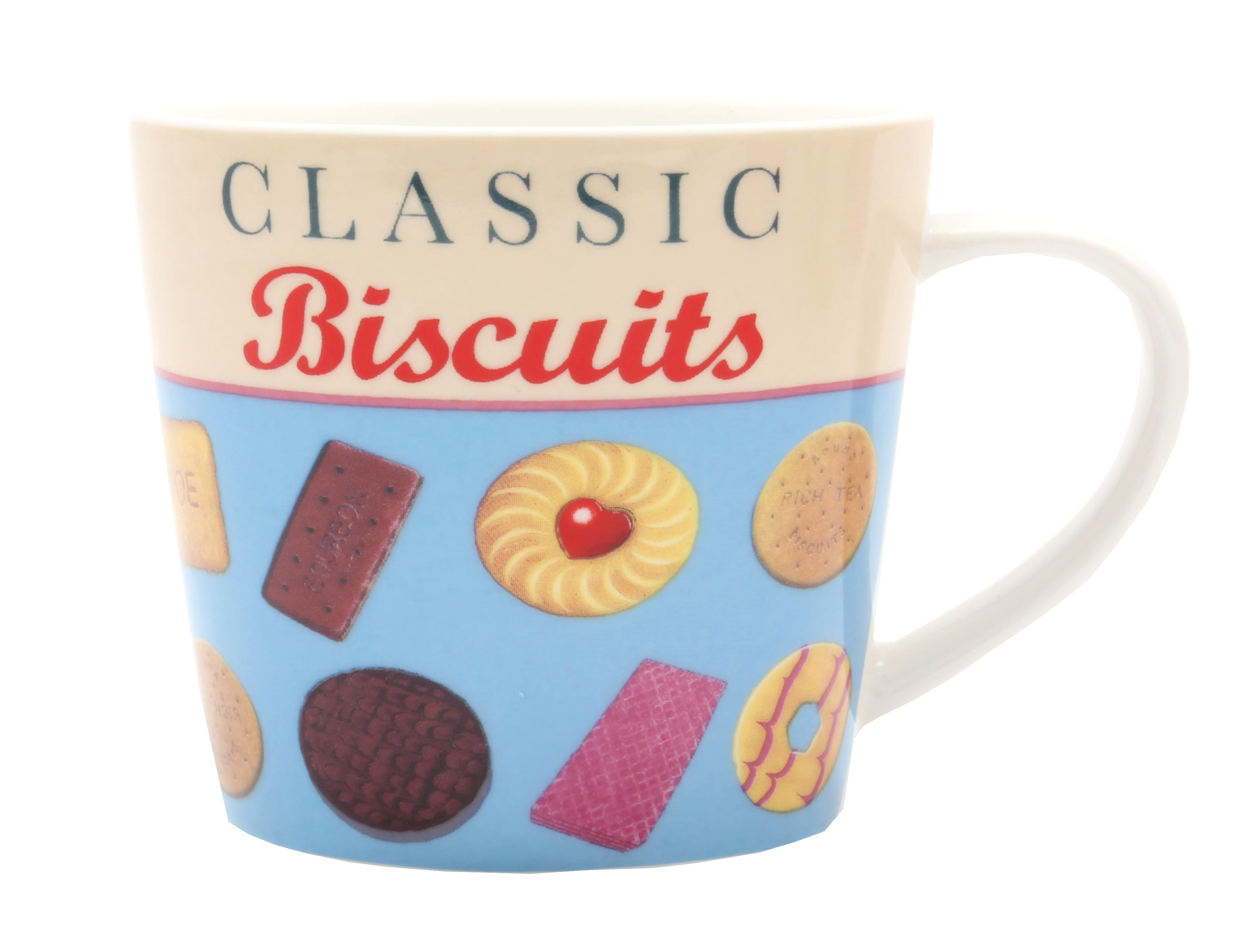 Classic Biscuits 350ml Porcelain Mug Gift