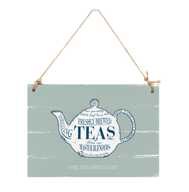 Tea Specialist Sign 30 X 21cm Gift