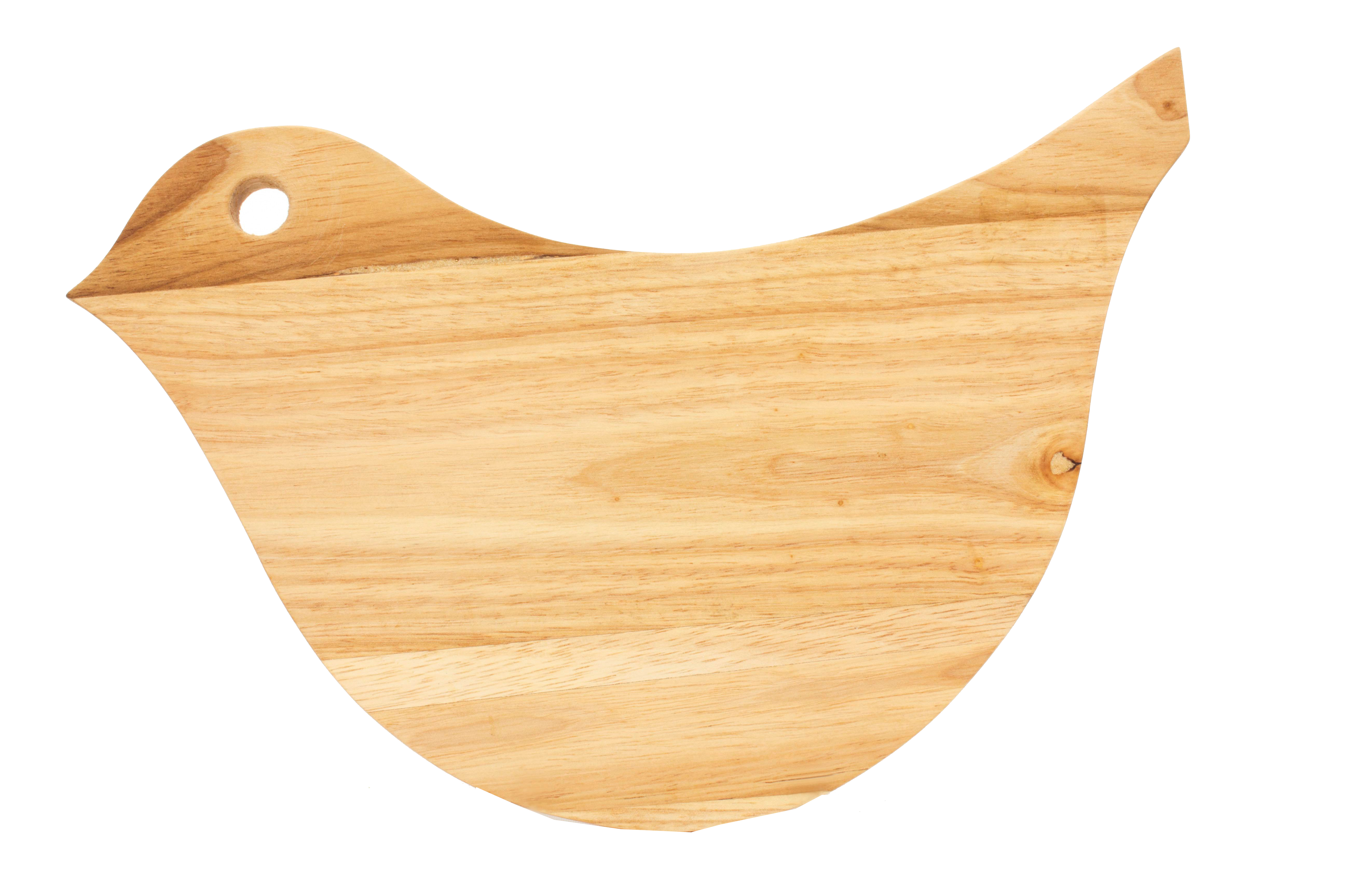 Bird Oak Chopping Board 34 X 24cm Gift