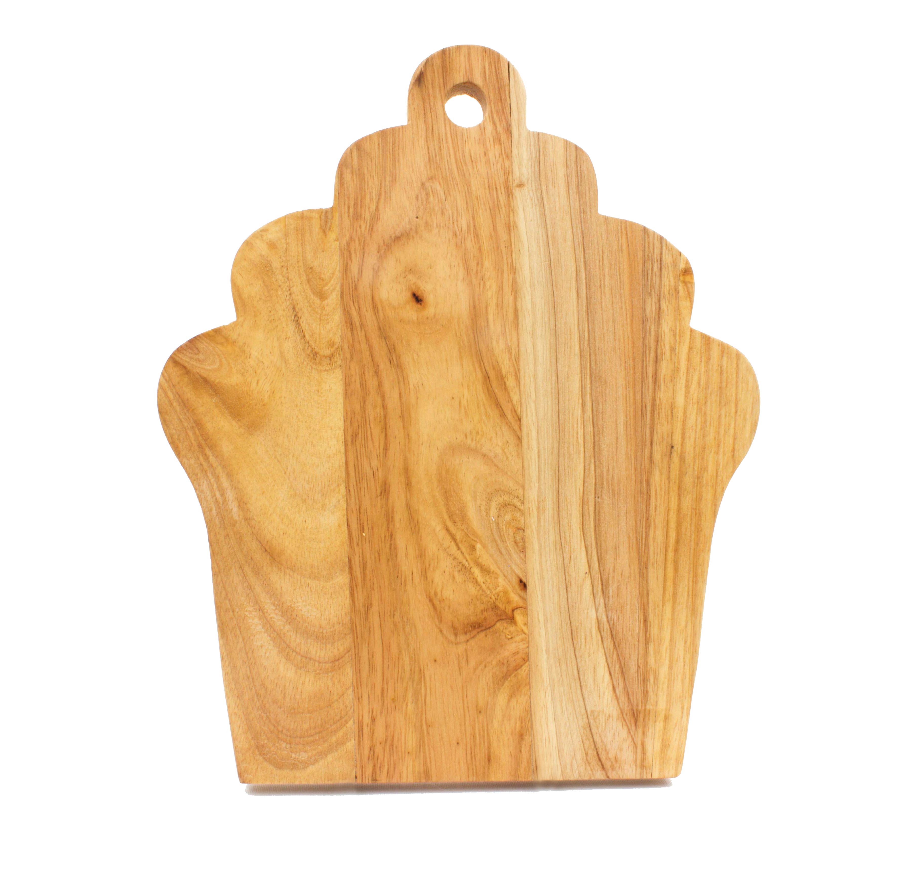 Cupcake Oak Chopping Board 24 X 30cm Gift