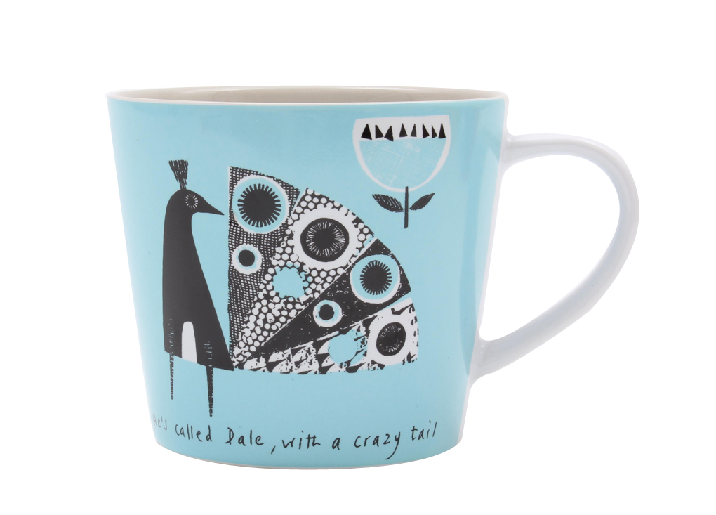 Peacock Mug Jane Ormes Boxed Gift