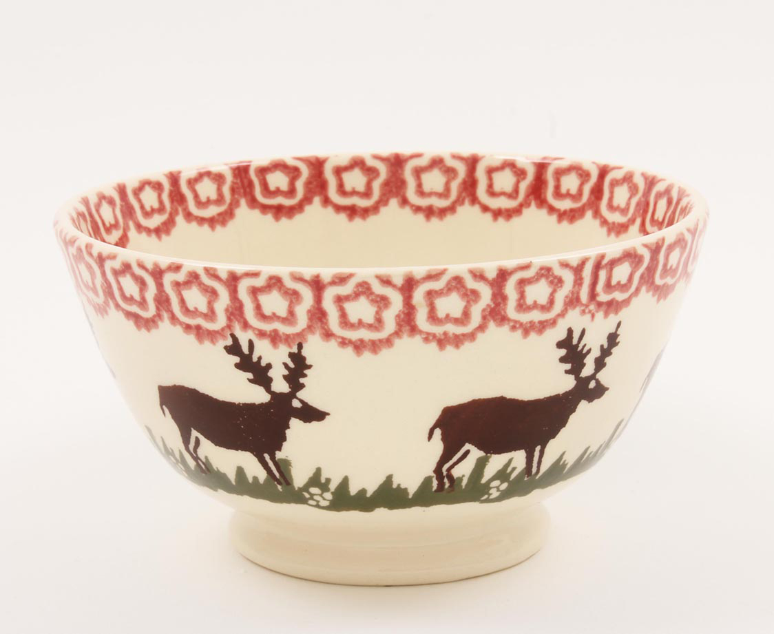 Brixton Reindeer Deep Cereal Bowl 13.5cm Gift