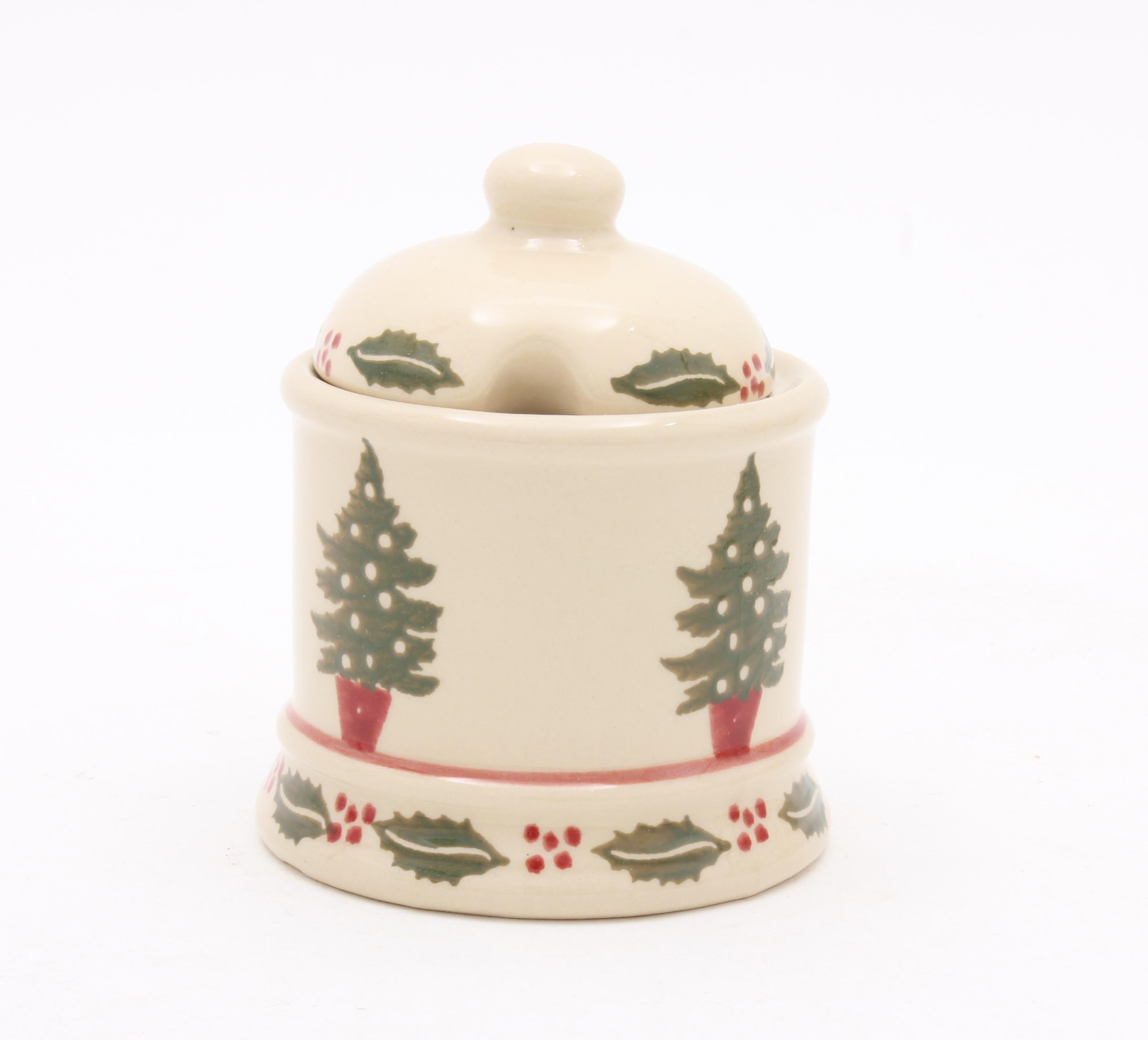 Brixton Xmas Tree & Baubles Jam Pot 10cm Gift