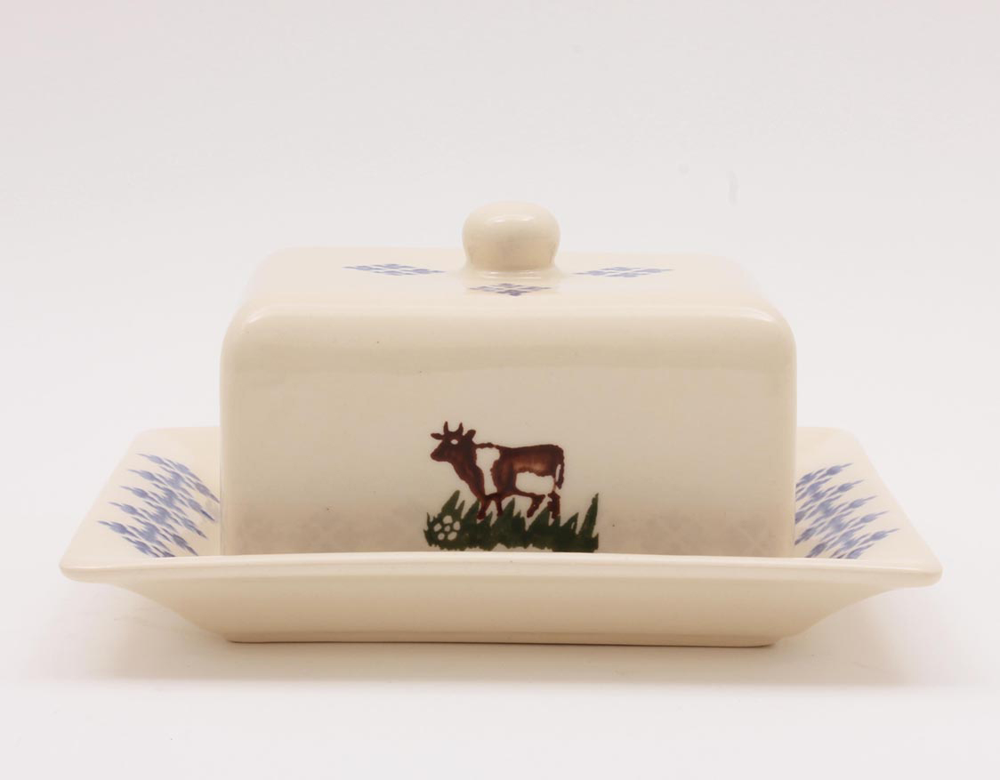 Brixton Cows Lidded Cheese Dish 19cm Gift