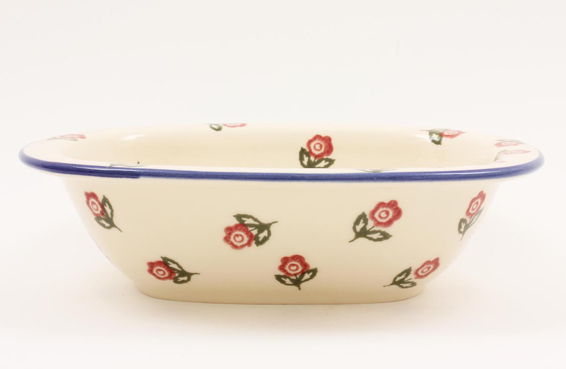 Brixton Scattered Rose Pie Dish Standard 24 X 19cm Gift