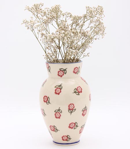 Brixton Scattered Rose Vase Medium 16cm Gift