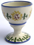 Brixton Sunflowers Blue Rim Egg Cup Gift