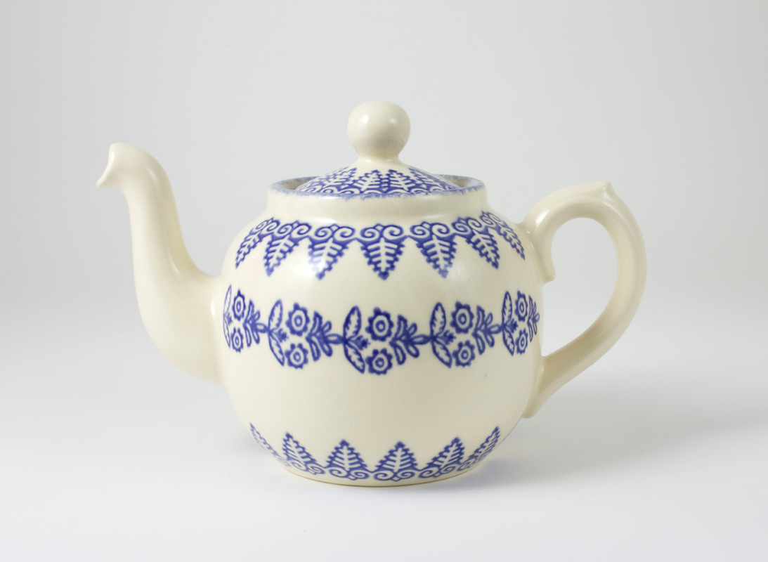 Brixton Lacey Blue Teapot 4 Cup 750ml Gift